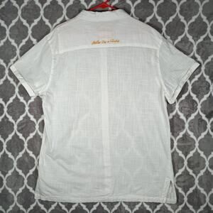 Lucky We Live Hawaii x Goldfish Kiss Cotton Shirt XL 2XL Paradise Button Up